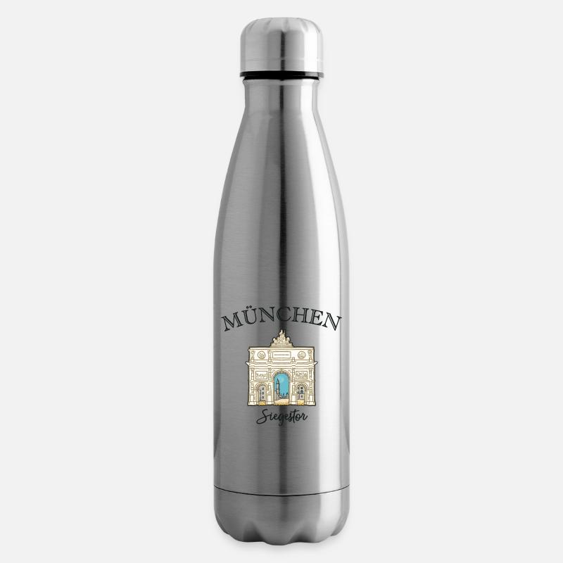Siegestor München, Friedensmahnmal - Isolierflasche - Lightsilver