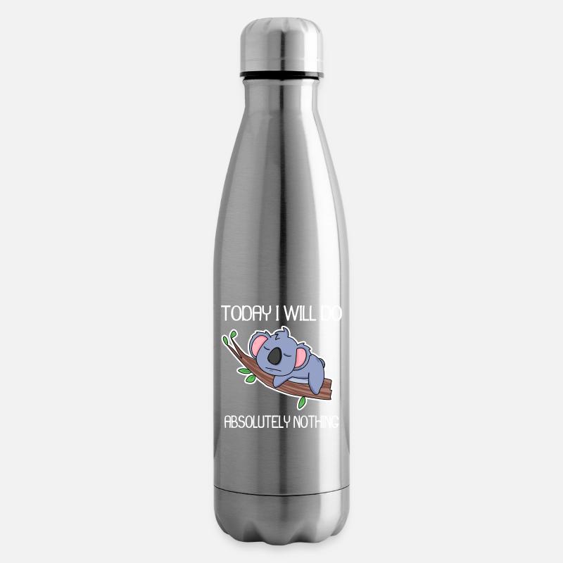 Lustiger Spruch lustige Sprüche - Isolierflasche - Lightsilver