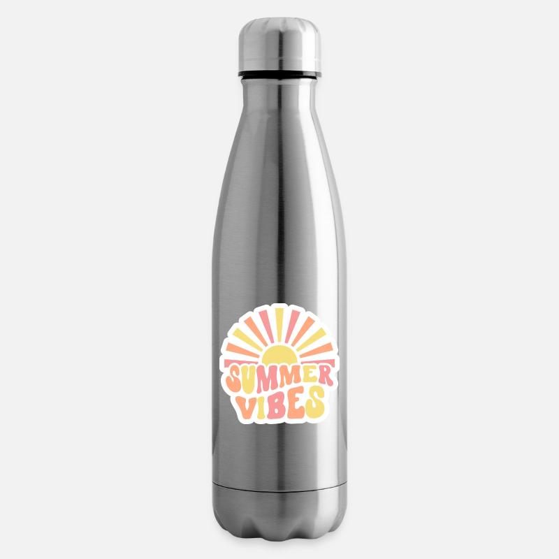 Summer Vibes - Isolierflasche - Lightsilver