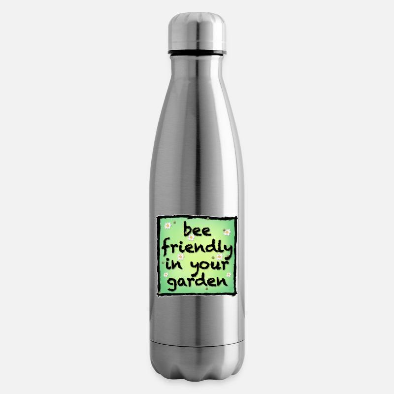 Bee friendly in your garden - Isolierflasche - Lightsilver