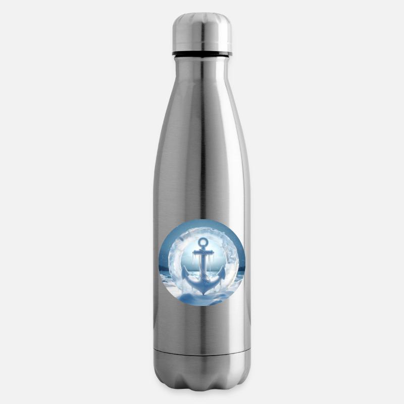 Anker Eis Schnee vereist - Isolierflasche - Lightsilver