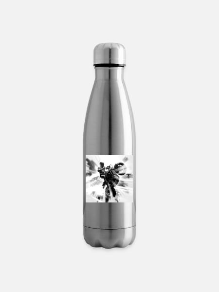 Der Biker ist willig - Isolierflasche - Lightsilver