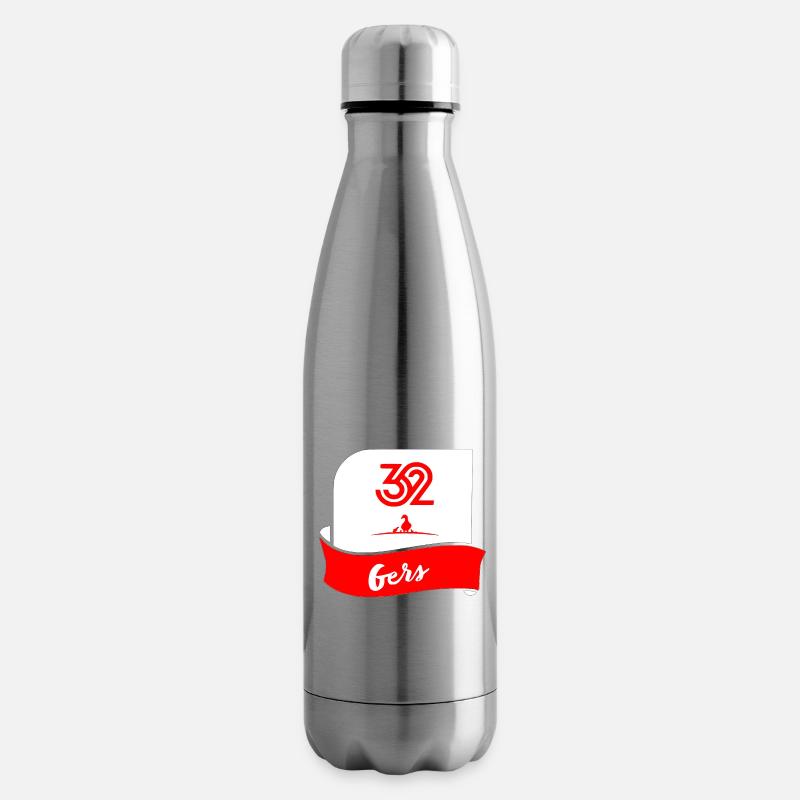 Gers - Bouteille isotherme - argent clair