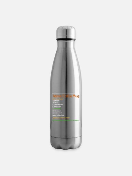 Admin Kaffeetasse mit Statistiken - Isolierflasche - Lightsilver