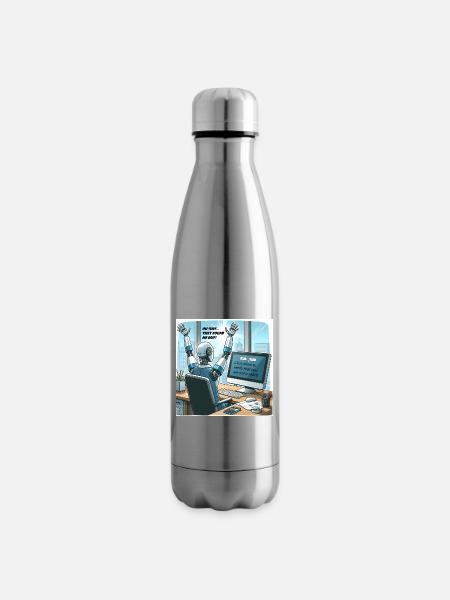 Roboter lol - Isolierflasche - Lightsilver