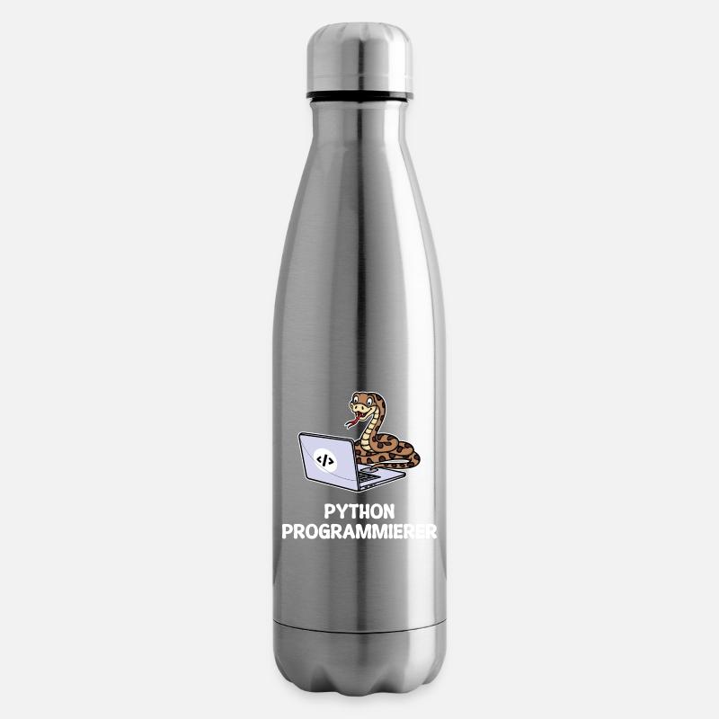 Développeur Coden Statement Programmeur informatique - Bouteille isotherme - argent clair