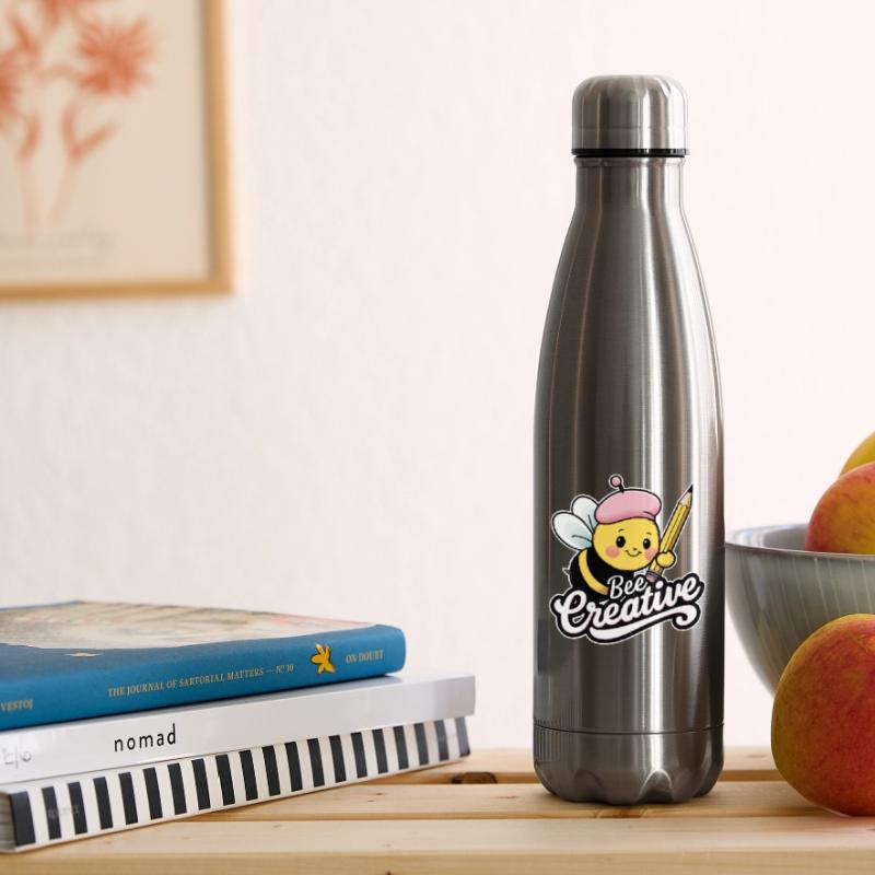 creative bee bee be creative Insulated Water Bottle