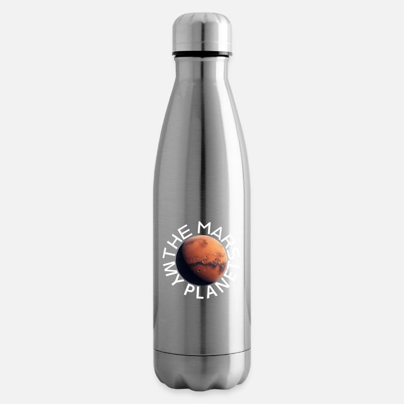 Mars-Entdecker Motiv auf Kleidung - Isolierflasche - Lightsilver