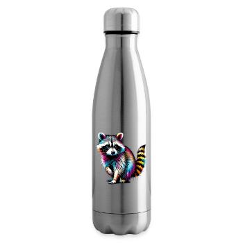 Waschbär - Isolierflasche - Lightsilver - Rechts