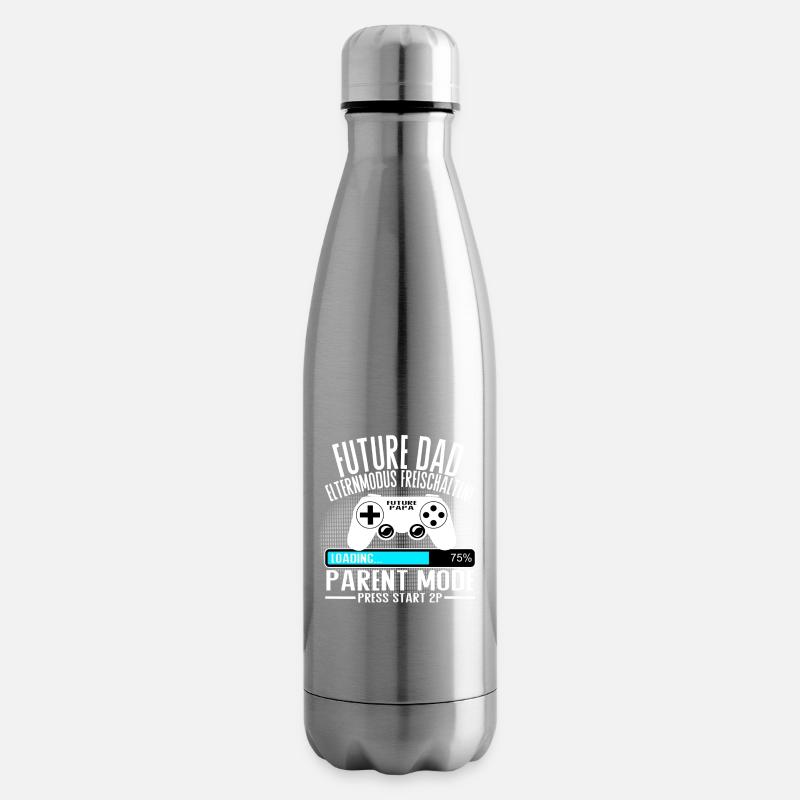 Future Dad – Parent Mode On - Isolierflasche - Lightsilver