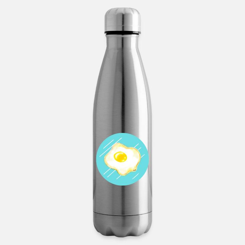Spiegelei - Isolierflasche - Lightsilver