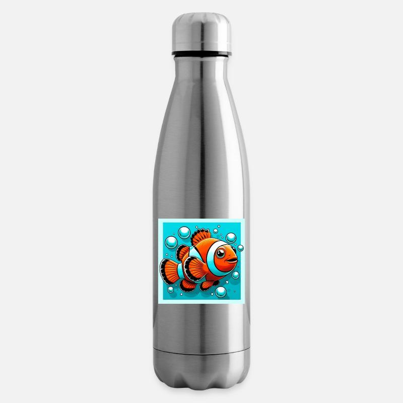 Clownfisch - Isolierflasche - Lightsilver