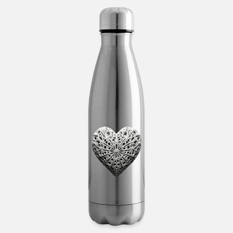 Ewiges HERZ - Isolierflasche - Lightsilver