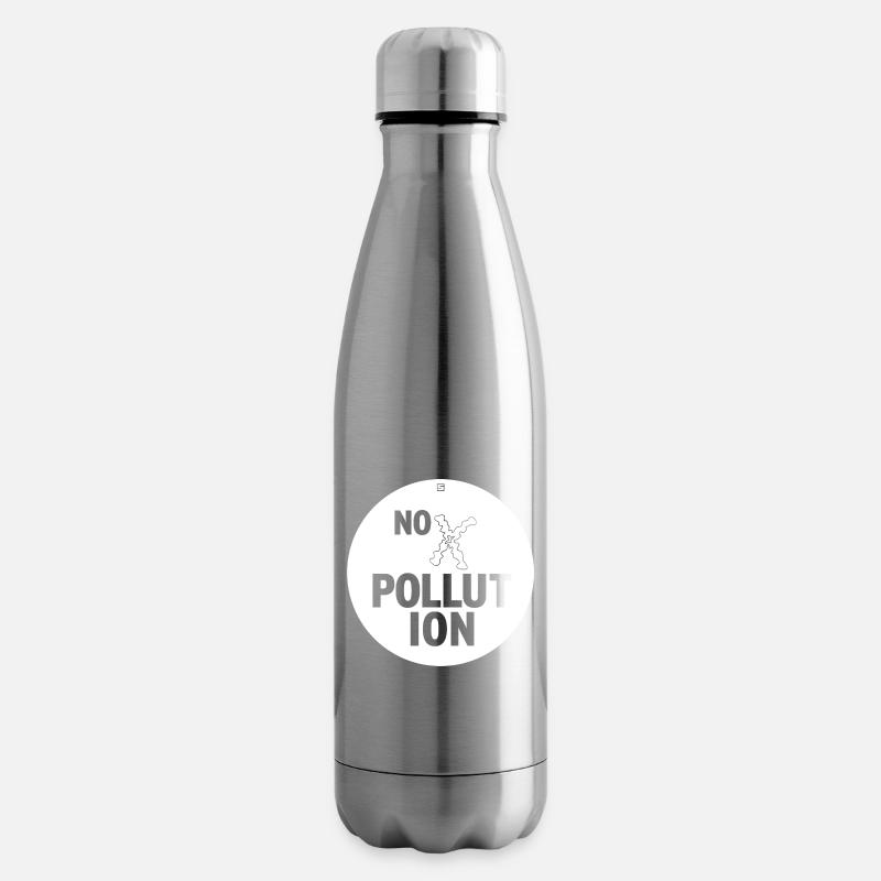 PAS DE POLLUTION - Bouteille isotherme - argent clair