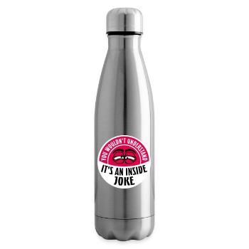 You Wouldn't Understand It's An Inside Joke Spruch - Isolierflasche - Lightsilver - Rechts