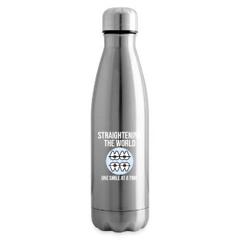 One Smile At A Time Orthodontic Professional  - Insulated Water Bottle - silver - Right