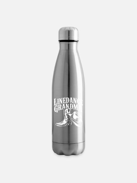 LineDance Oma - Isolierflasche - Lightsilver