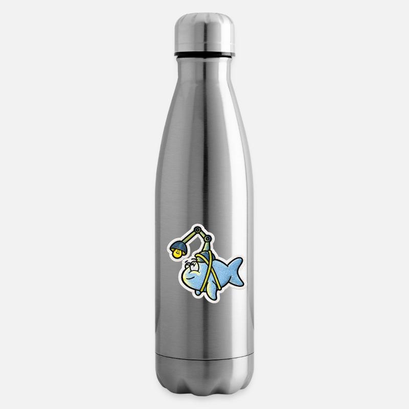 Laternenfisch - Isolierflasche - Lightsilver