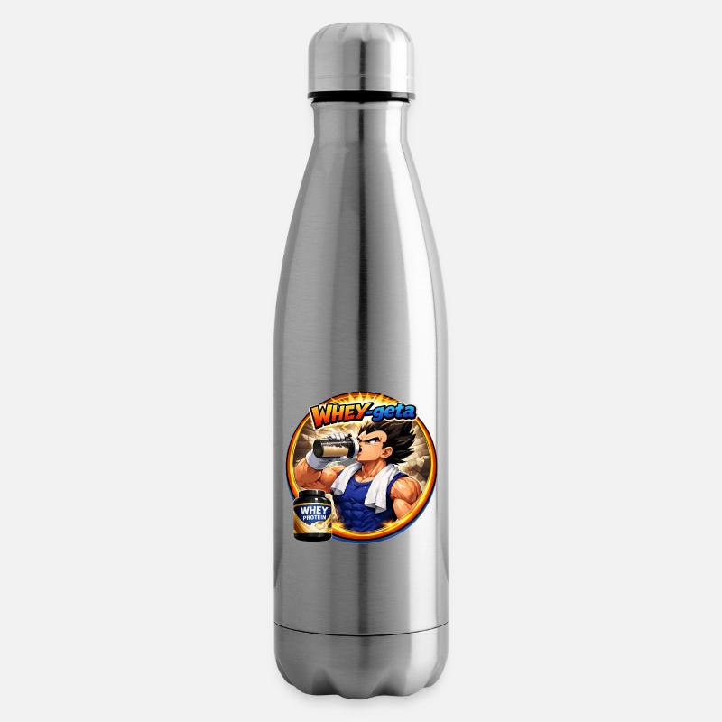 WHEYgeta - Bouteille isotherme - argent clair