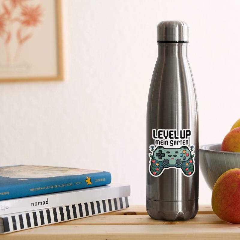 Level Up Garten-Controller Design Isolierflasche