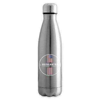 Washington Koordinaten - Isolierflasche - Lightsilver - Rechts