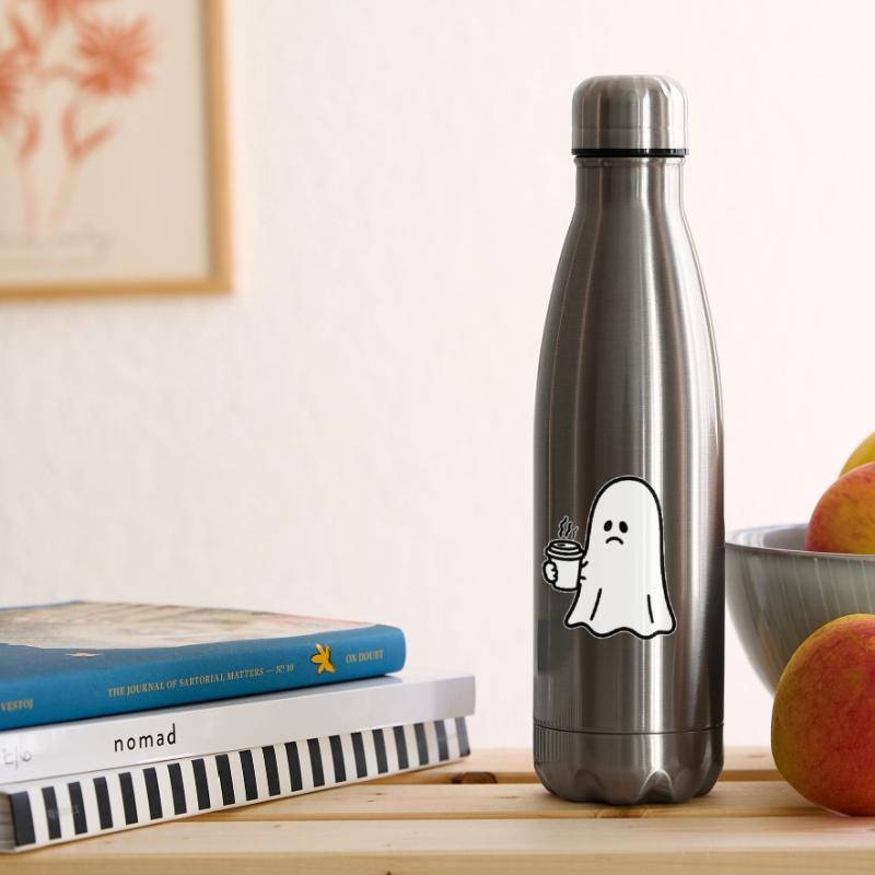 Geist Kaffee Halloween Süßes oder Saures Isolierflasche