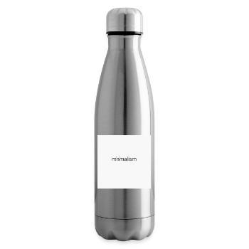 Minimalisme – Moins c’est plus de design - Bouteille isotherme - argent clair - Droite