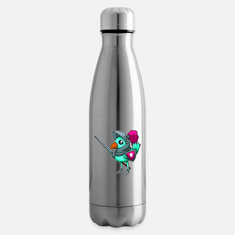 Ritterlicher Vogel - Isolierflasche - Lightsilver