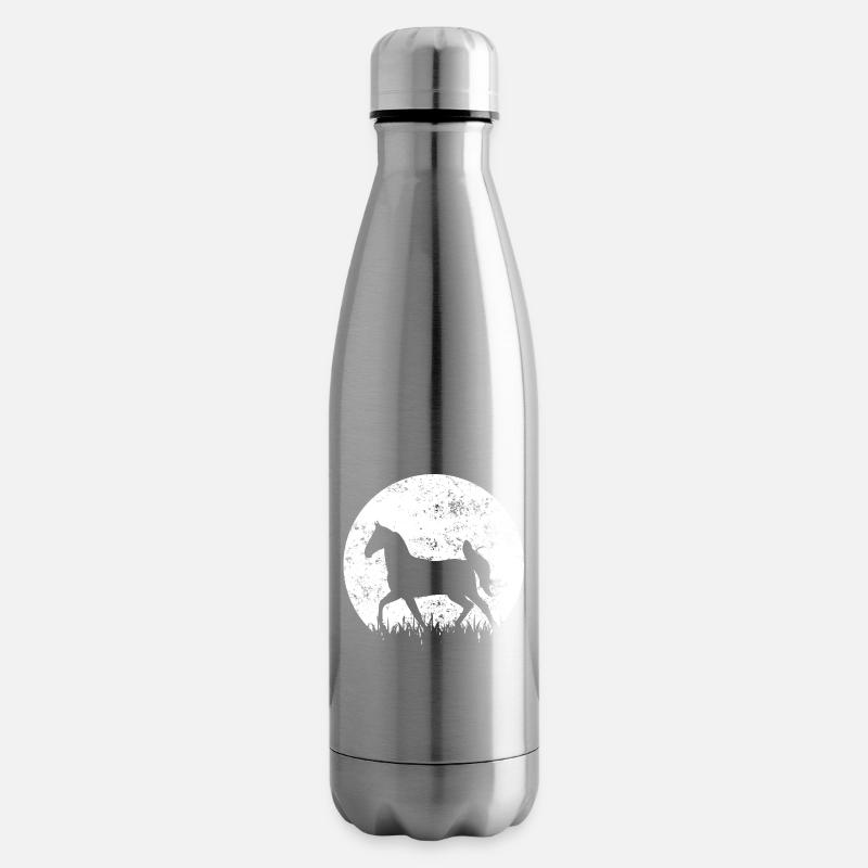 Pferd Pferde Reiten - Isolierflasche - Lightsilver