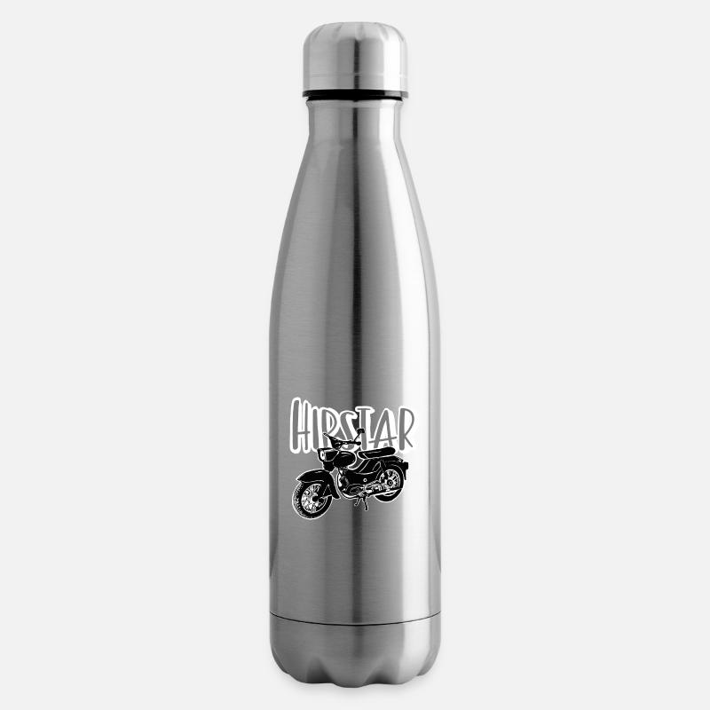 Hipstar Moped - Isolierflasche - Lightsilver