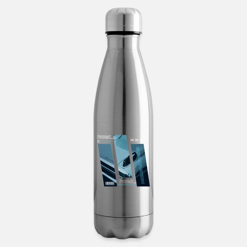 Never Stop Exploring - Isolierflasche - Lightsilver
