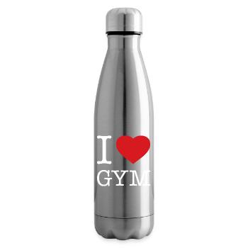 J’ADORE LA GYM - Bouteille isotherme - argent clair - Droite