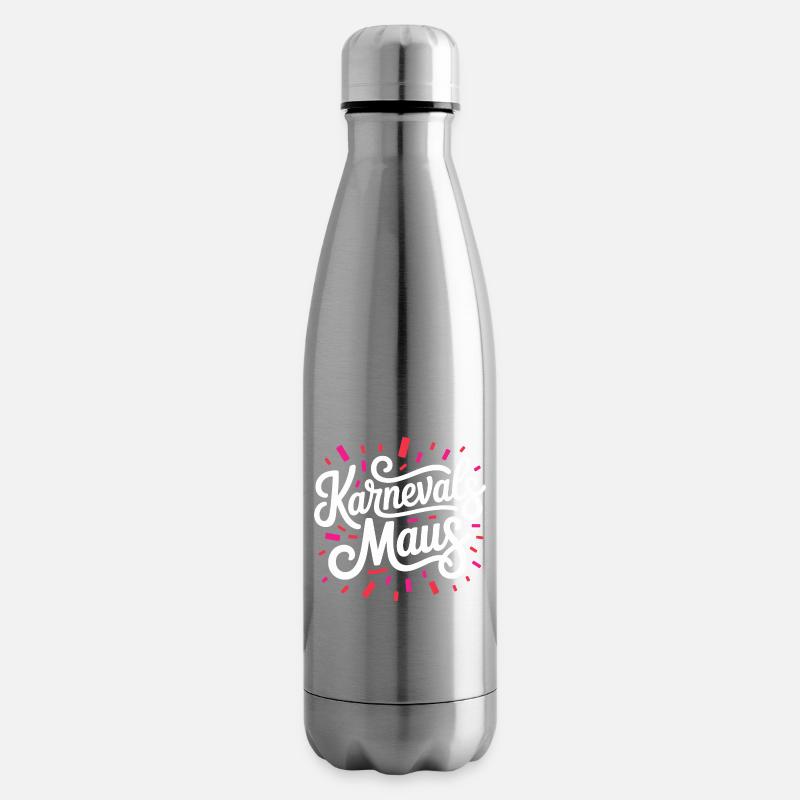 Karnevalsmaus Karneval Köln Kölner Karnevals Maus - Isolierflasche - Lightsilver