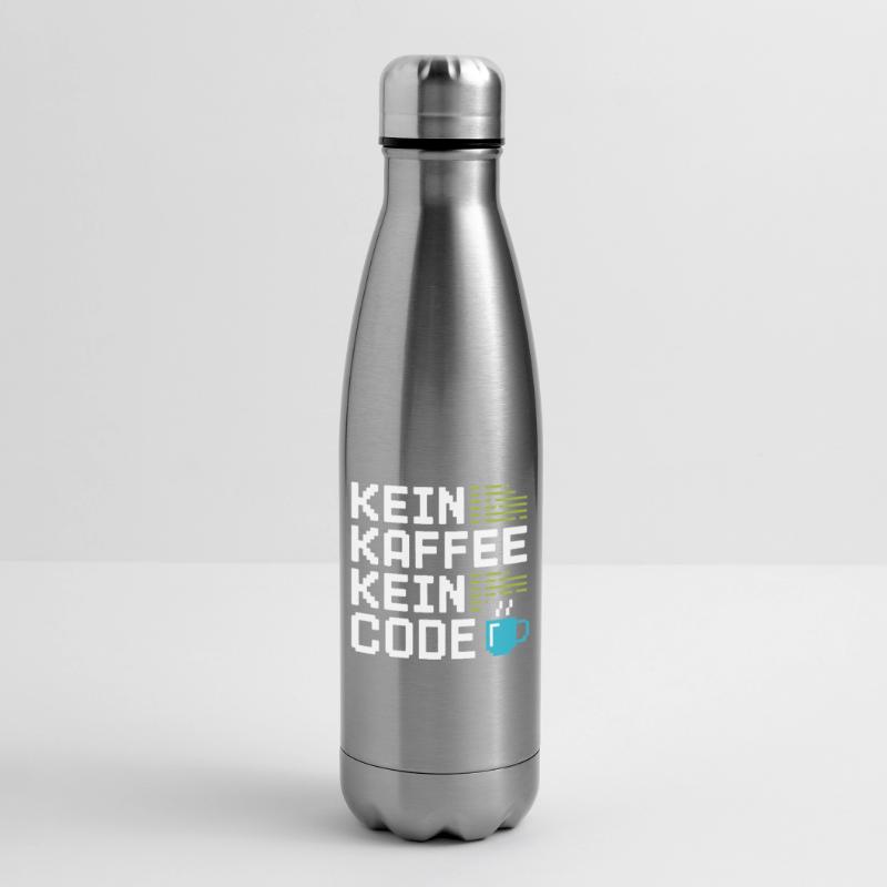 No Coffee No Code Programmer Computer Scientist Insulated Water Bottle