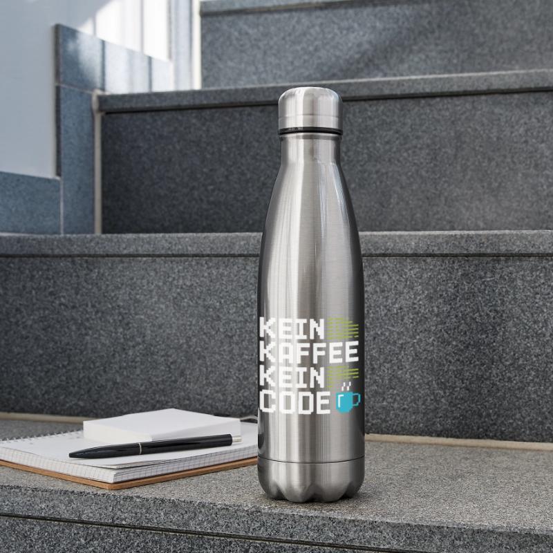 No Coffee No Code Programmer Computer Scientist Insulated Water Bottle