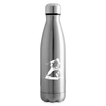 Croquis de B-Boy - Bouteille isotherme - argent clair - Droite