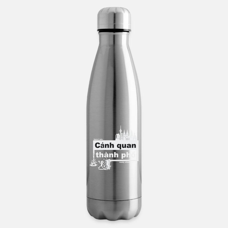 Stadtbild - vietnamesisch - ready when you are - Isolierflasche - Lightsilver