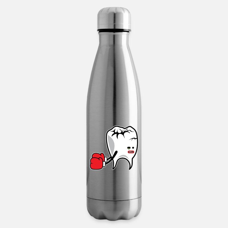 K.-O. Tooth Boxer - Bouteille isotherme - argent clair
