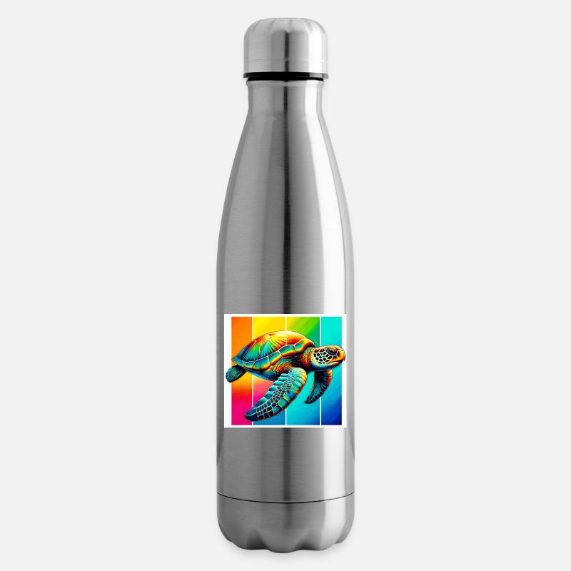 Schildkröte - Isolierflasche - Lightsilver