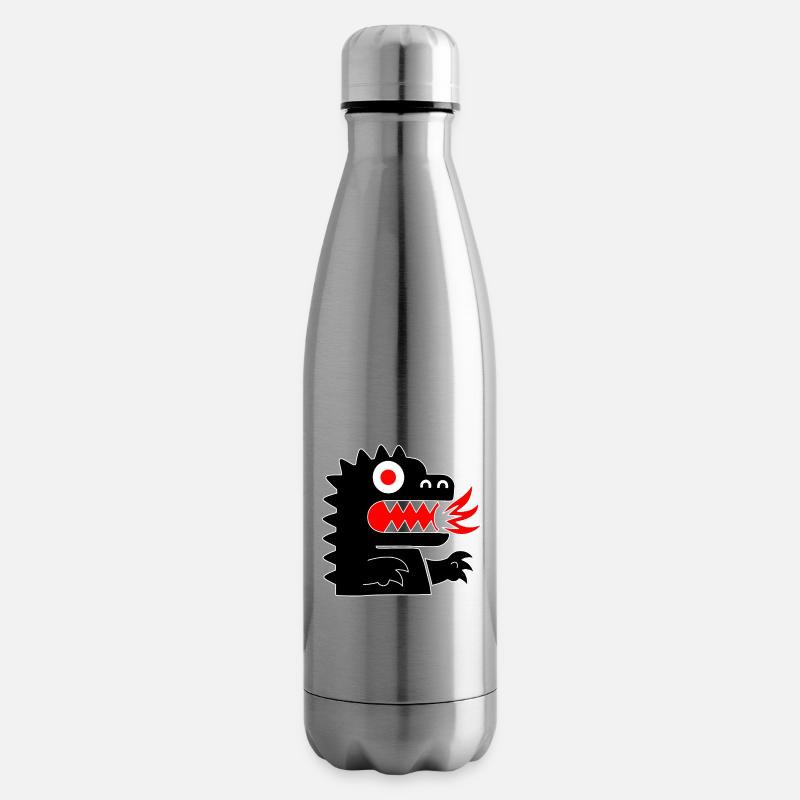 Dragonmonster - Isolierflasche - Lightsilver