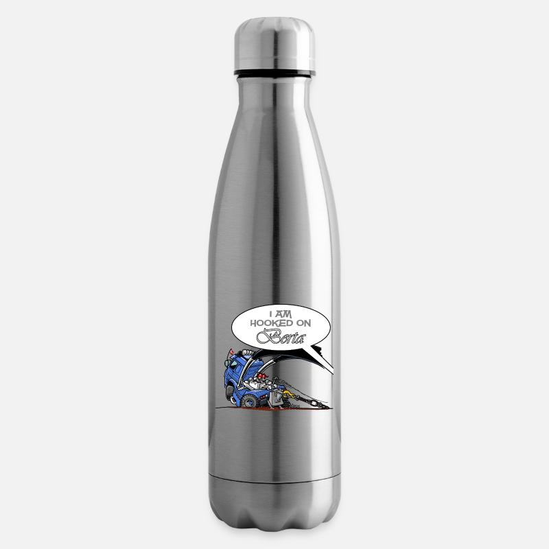 HookedOnBERTA - Isolierflasche - Lightsilver