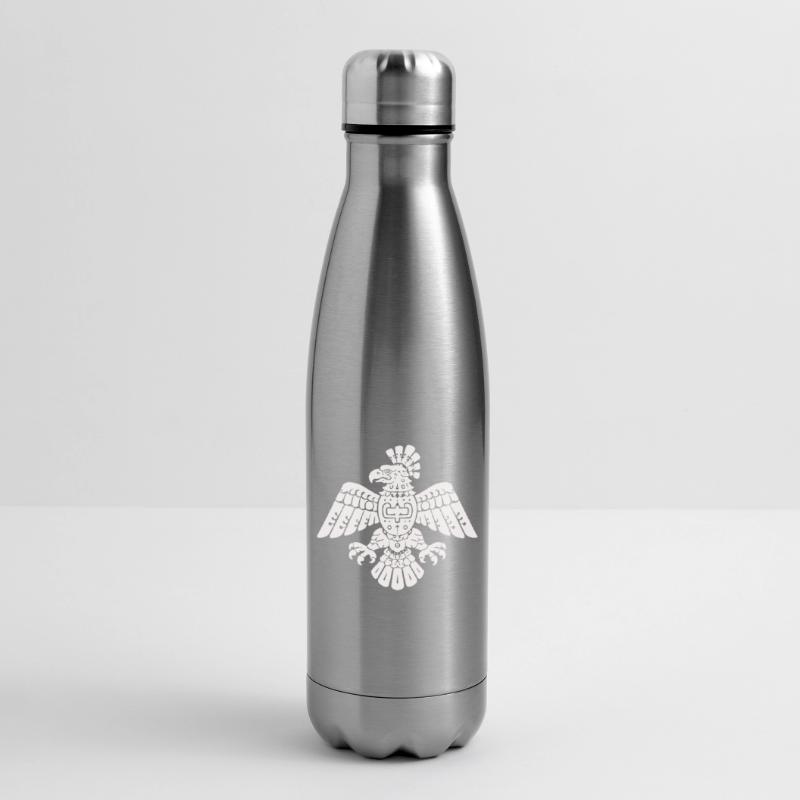 Aztec Eagle Totem Pattern Insulated Water Bottle