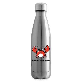 AI Human Fan Club - Insulated Water Bottle - silver - Right