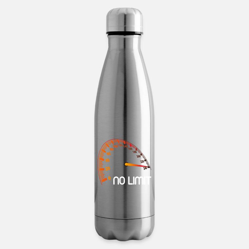Tacho - No Limit - Isolierflasche - Lightsilver