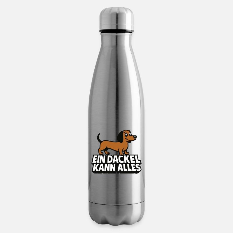 Ein Dackel kann alles! - Isolierflasche - Lightsilver