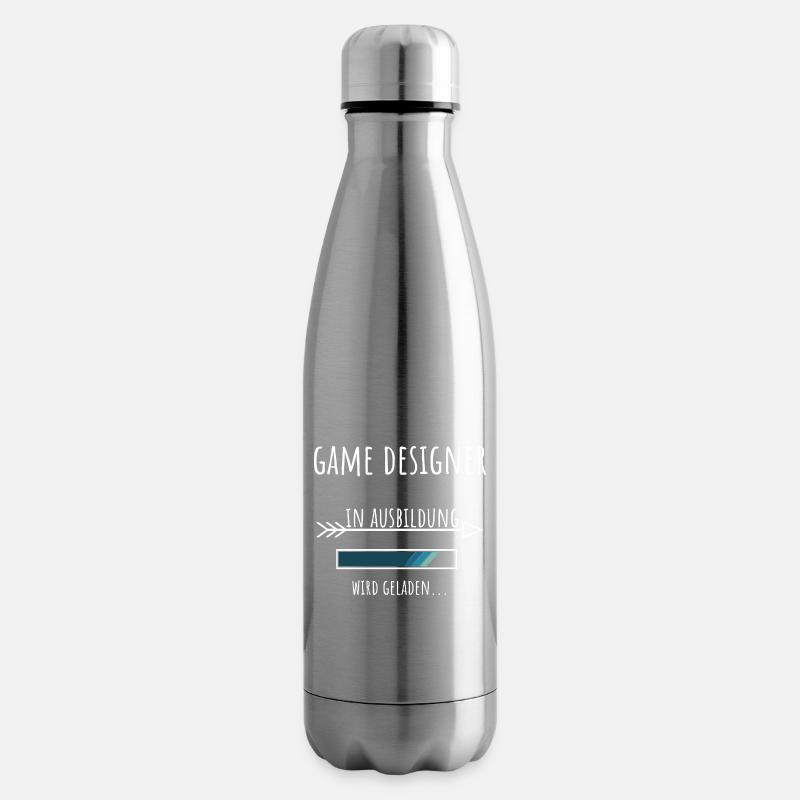 Game Design Beruf Ausbildung Game Designer - Isolierflasche - Lightsilver