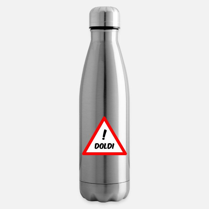 Attention Doldi ! - Bouteille isotherme - argent clair