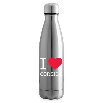 J’AIME LA CORSE Korsika - Bouteille isotherme - argent clair - Droite