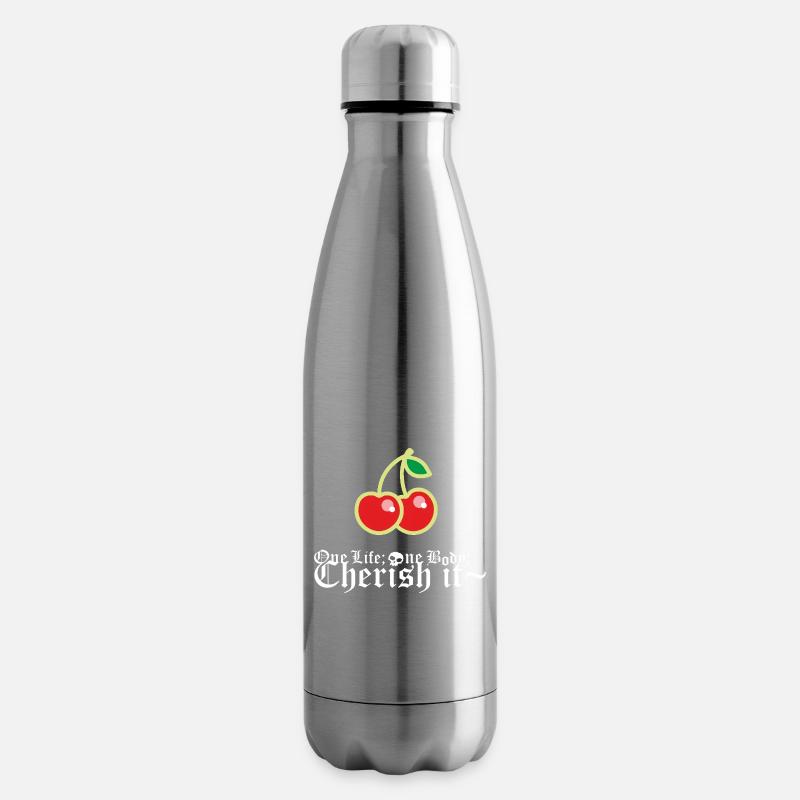 Cherry - Isolierflasche - Lightsilver