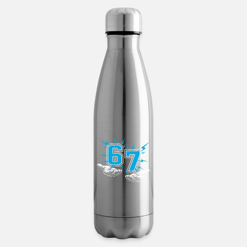 67 six seven - Isolierflasche - Lightsilver